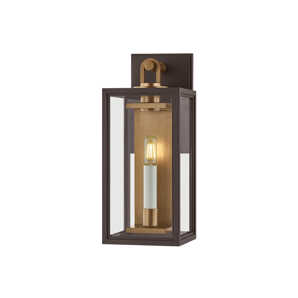 Troy Arnold Outdoor Wall Sconce Patina Brass / Textured Bronze