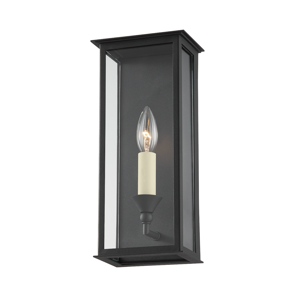 Troy Chauncey Outdoor Wall Sconce Textured Black