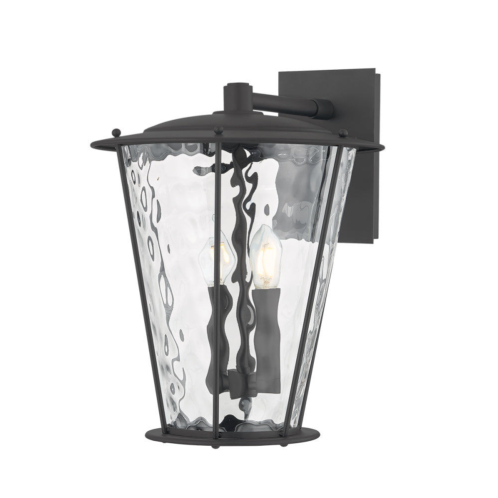 Troy Jantzen Outdoor Wall Sconce Textured Black