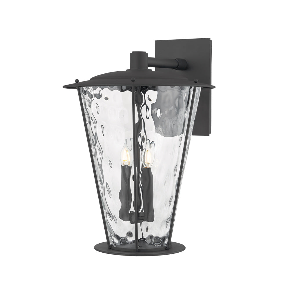 Troy Jantzen Outdoor Wall Sconce Textured Black