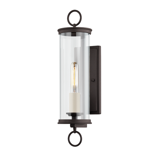 Troy Aiden Outdoor Wall Sconce Textured Bronze