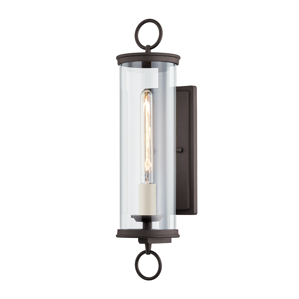 Troy Aiden Outdoor Wall Sconce Textured Bronze
