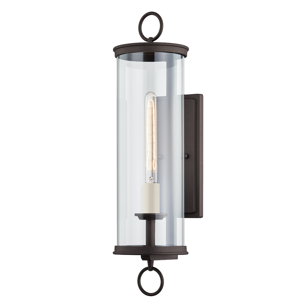 Troy Aiden Outdoor Wall Sconce Textured Bronze