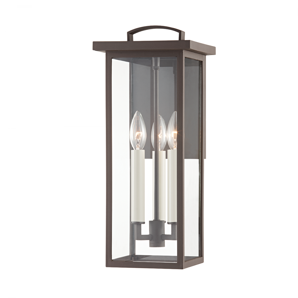 Troy Eden Outdoor Wall Sconce Textured Bronze