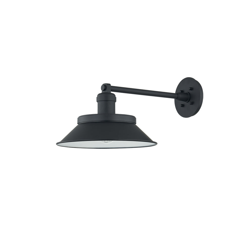 Troy Kaspars Outdoor Wall Sconce Textured Black / Soft Black