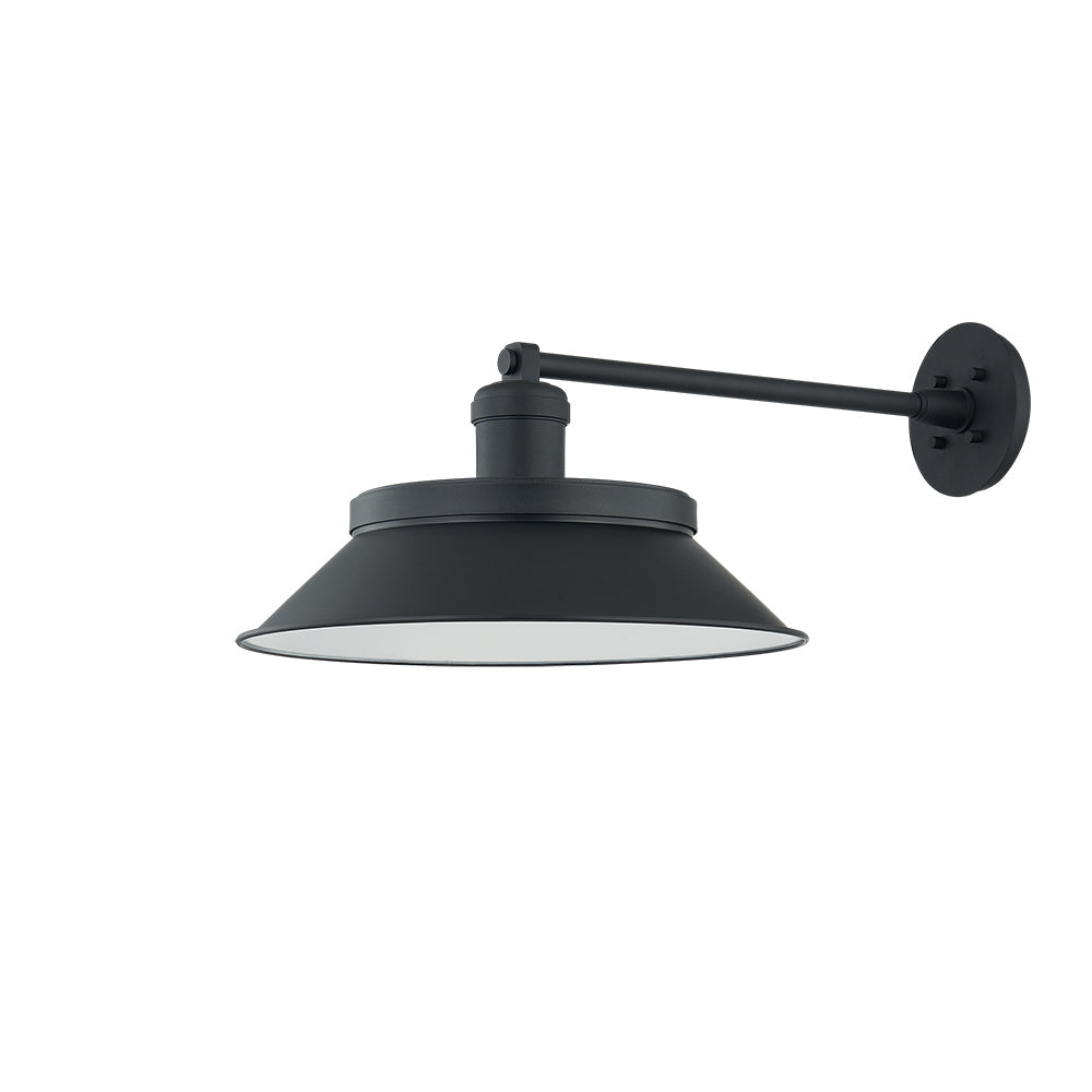 Troy Kaspars Outdoor Wall Sconce Textured Black / Soft Black