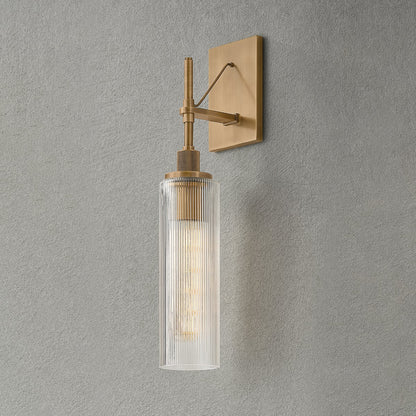 Troy Shenandoah Outdoor Wall Sconce Patina Brass Detail 2