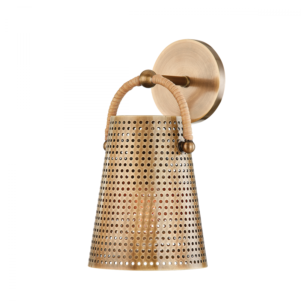 Troy Nile Wall Sconce Patina Brass