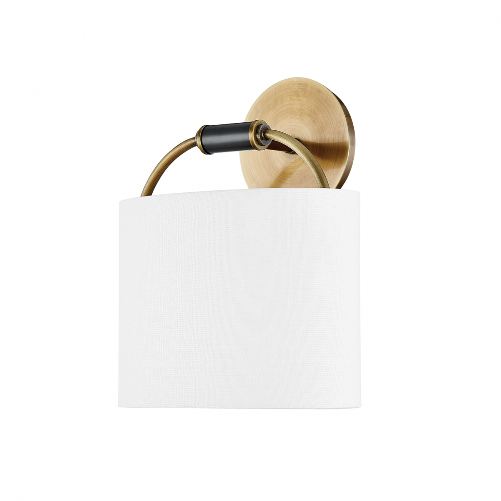 Troy Pete Wall Sconce Patina Brass