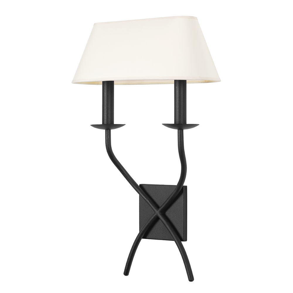 Troy Lomita Wall Sconce Forged Iron