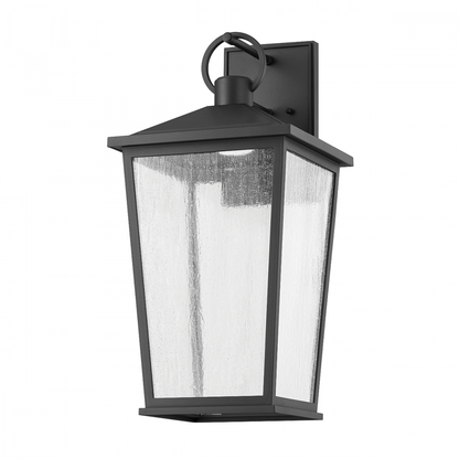 Troy Soren Outdoor Wall Sconce Textured Black