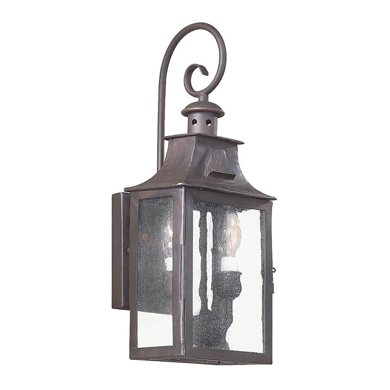 Troy Newton Outdoor Wall Sconce Soft Off Black