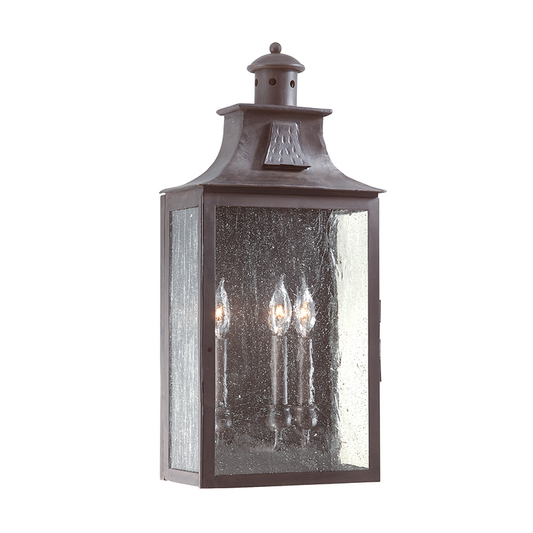 Troy Newton Outdoor Wall Sconce Soft Off Black