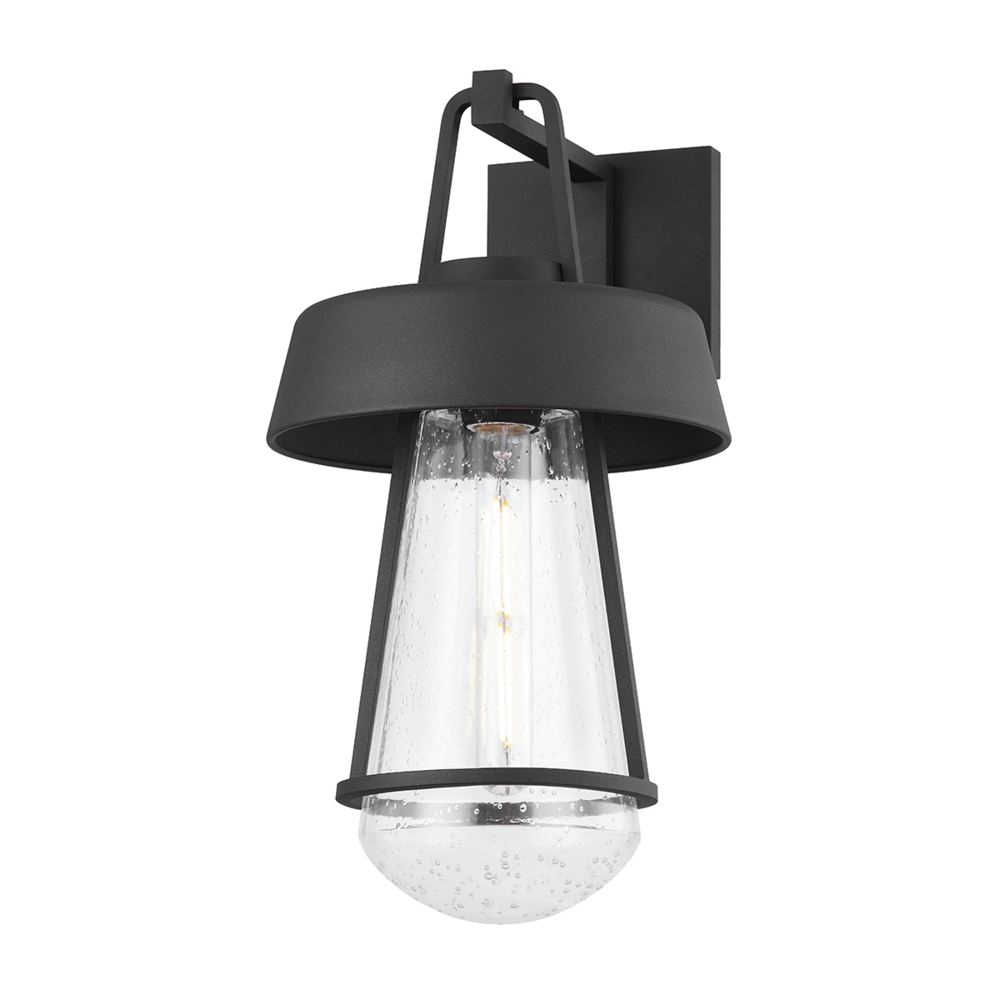 Troy Brady Outdoor Wall Sconce Textured Black