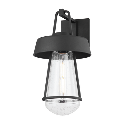Troy Brady Outdoor Wall Sconce Textured Black