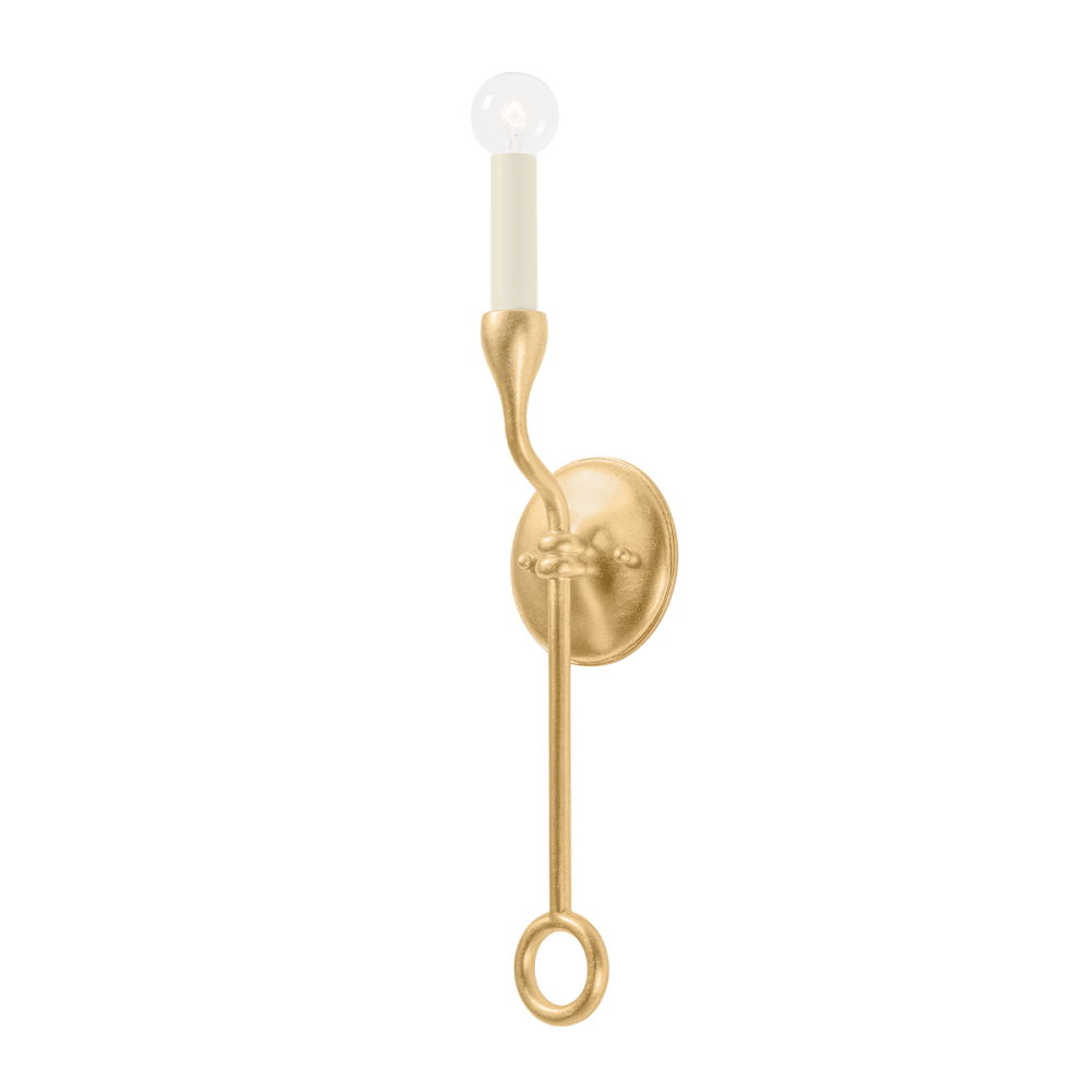 Troy Orson Wall Sconce Vintage Gold Leaf