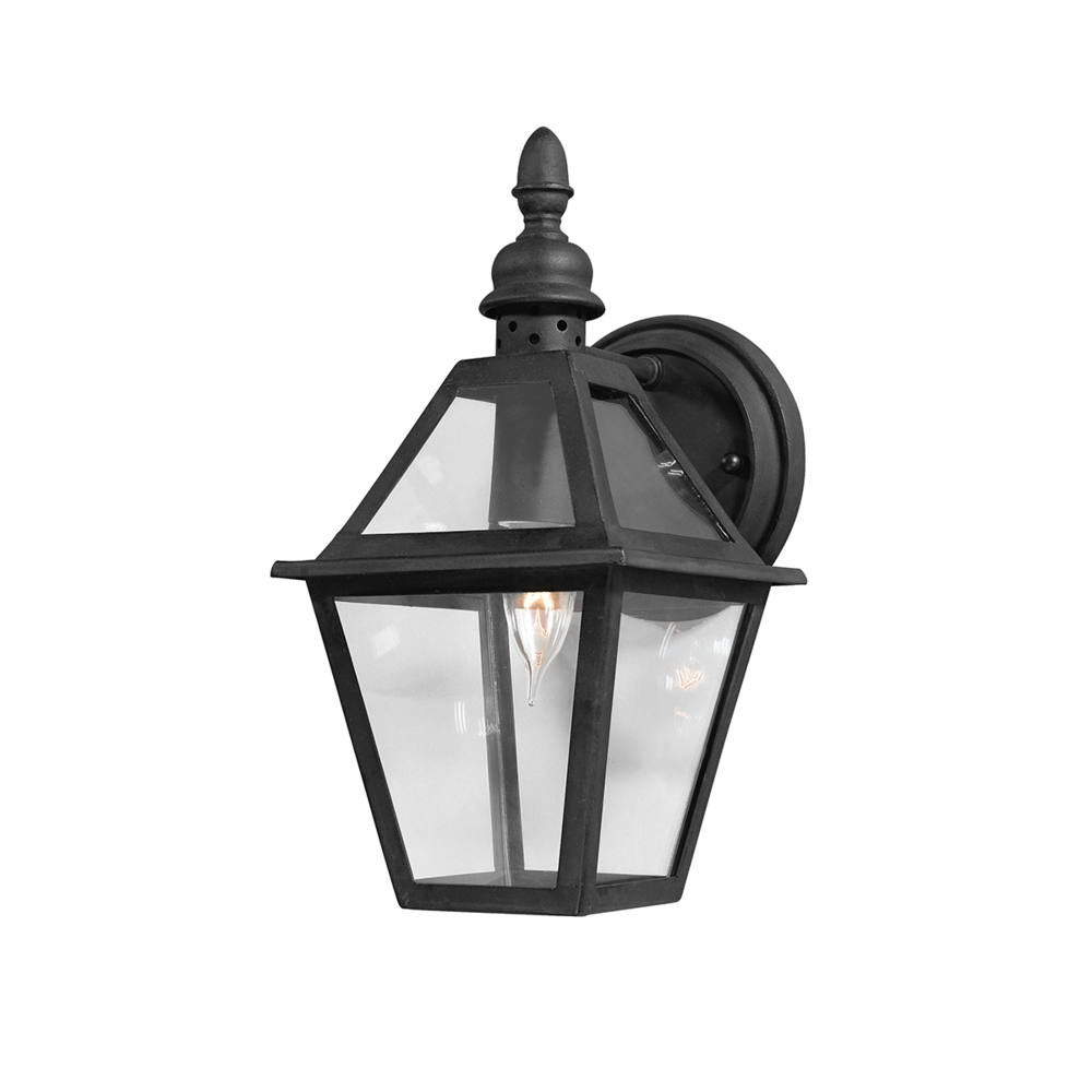 Troy Townsend Outdoor Wall Sconce Textured Black