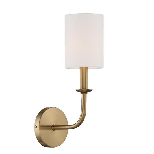 Crystorama Bailey Wall Sconce Aged Brass