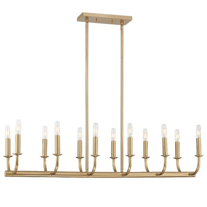 Crystorama Bailey Chandelier Aged Brass