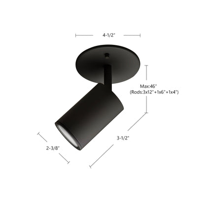 Barclay 3" Semi-Flush Mount