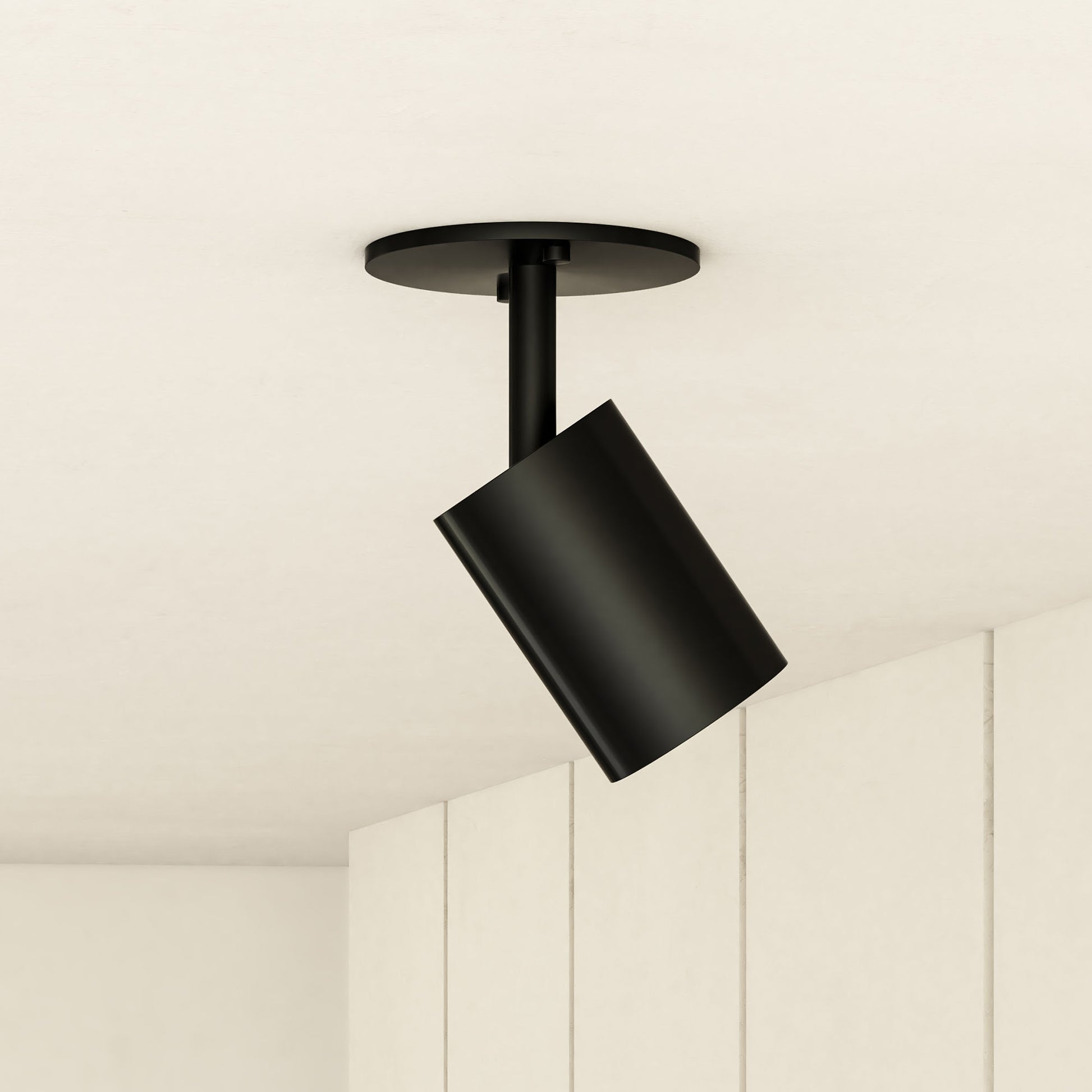 Kuzco Lighting Inc Barclay 3-in Semi-Flush Mount White