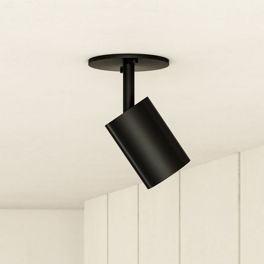 Kuzco Lighting Inc Barclay 3-in Semi-Flush Mount White