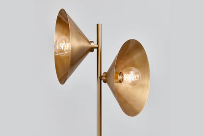 Troy Bash Floor Lamp Patina Brass Detail 1