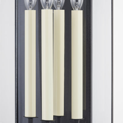 Troy Beckham Outdoor Wall Sconce Forged Iron Detail 2