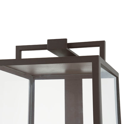 Troy Beckham Outdoor Wall Sconce Textured Bronze Detail 2
