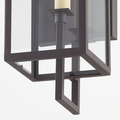 Troy Beckham Outdoor Wall Sconce Textured Bronze Detail 2