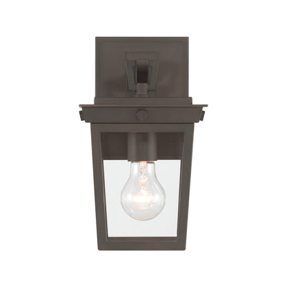 Crystorama Belmont 6.5" 1-Light Outdoor Wall Sconce - detail