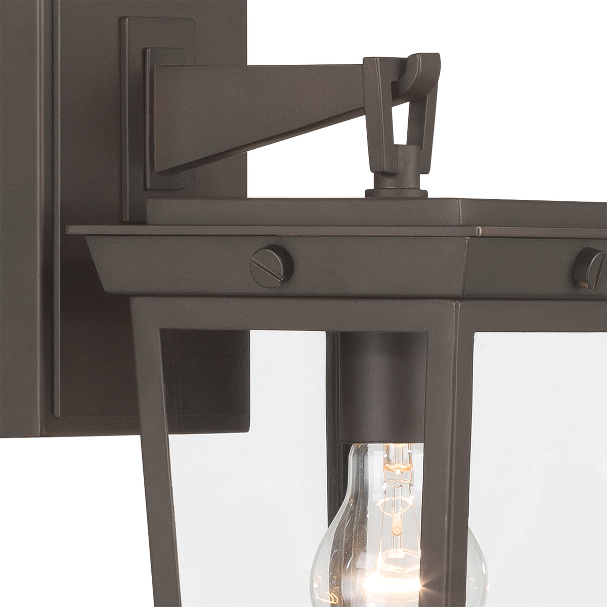 Crystorama Belmont 6.5" 1-Light Outdoor Wall Sconce - detail