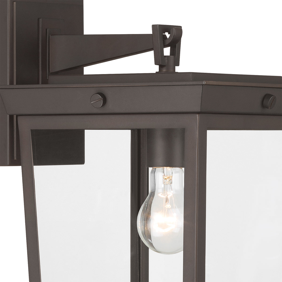 Crystorama Belmont 9.5" 1-Light Outdoor Wall Sconce - detail