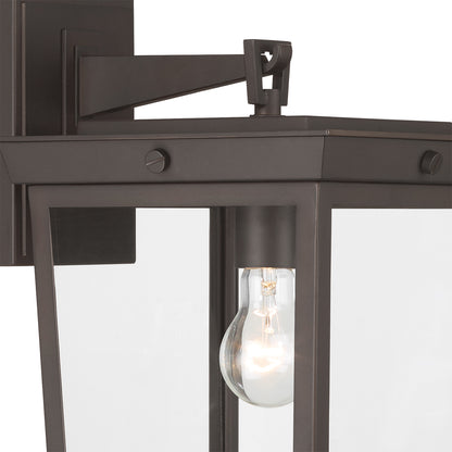 Crystorama Belmont 9.5" 1-Light Outdoor Wall Sconce - detail