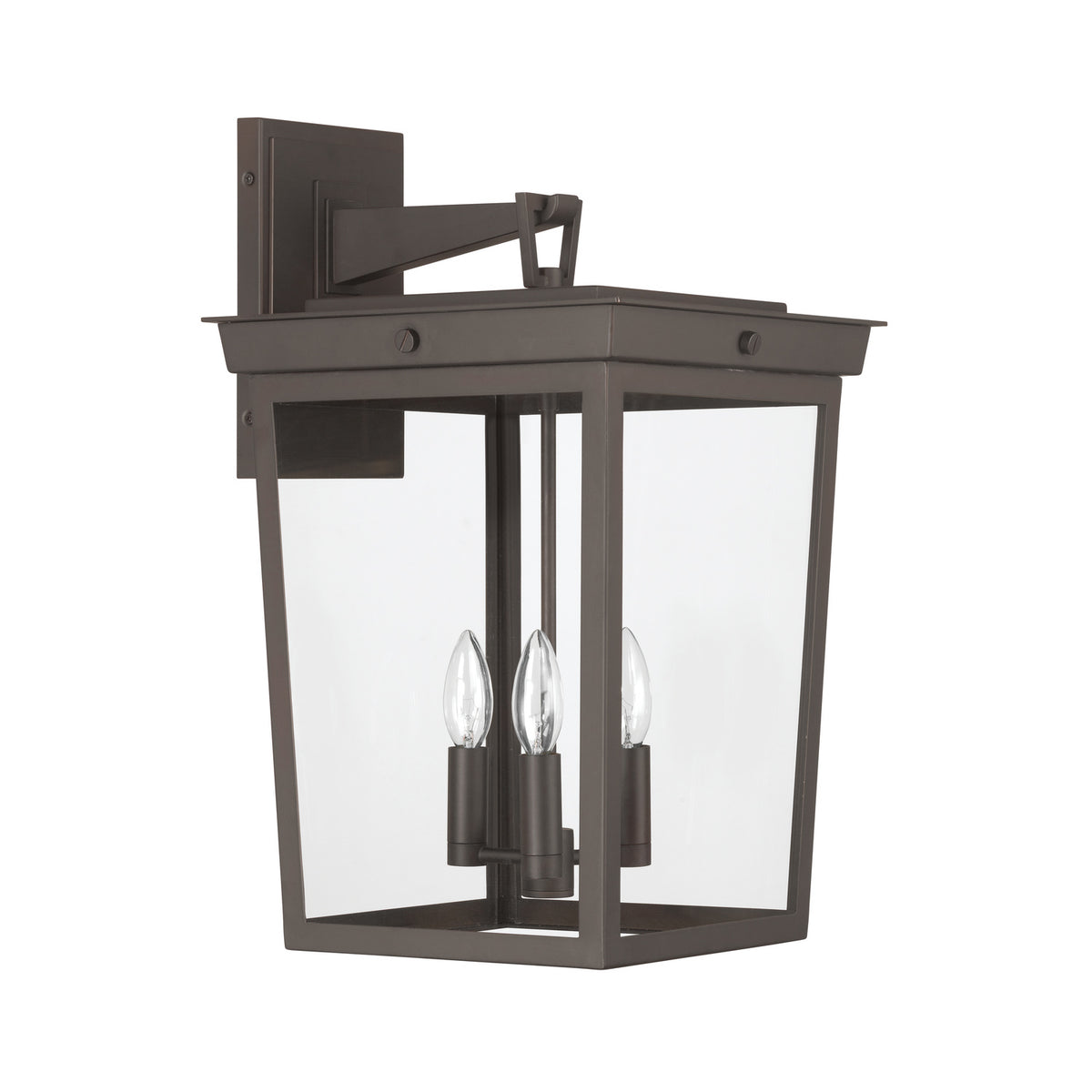 Crystorama Belmont 12" 3-Light Outdoor Wall Sconce - detail