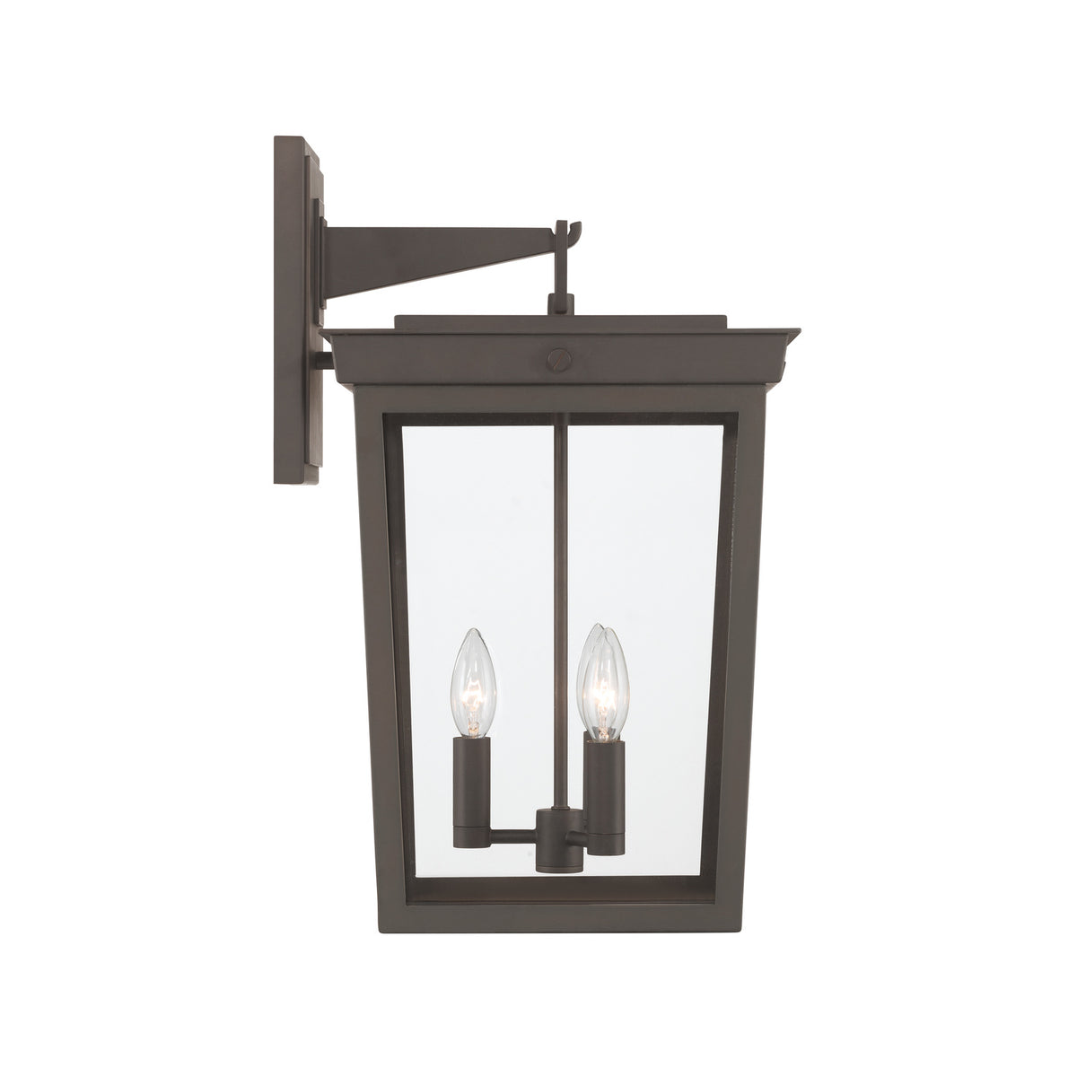 Crystorama Belmont 12" 3-Light Outdoor Wall Sconce - detail