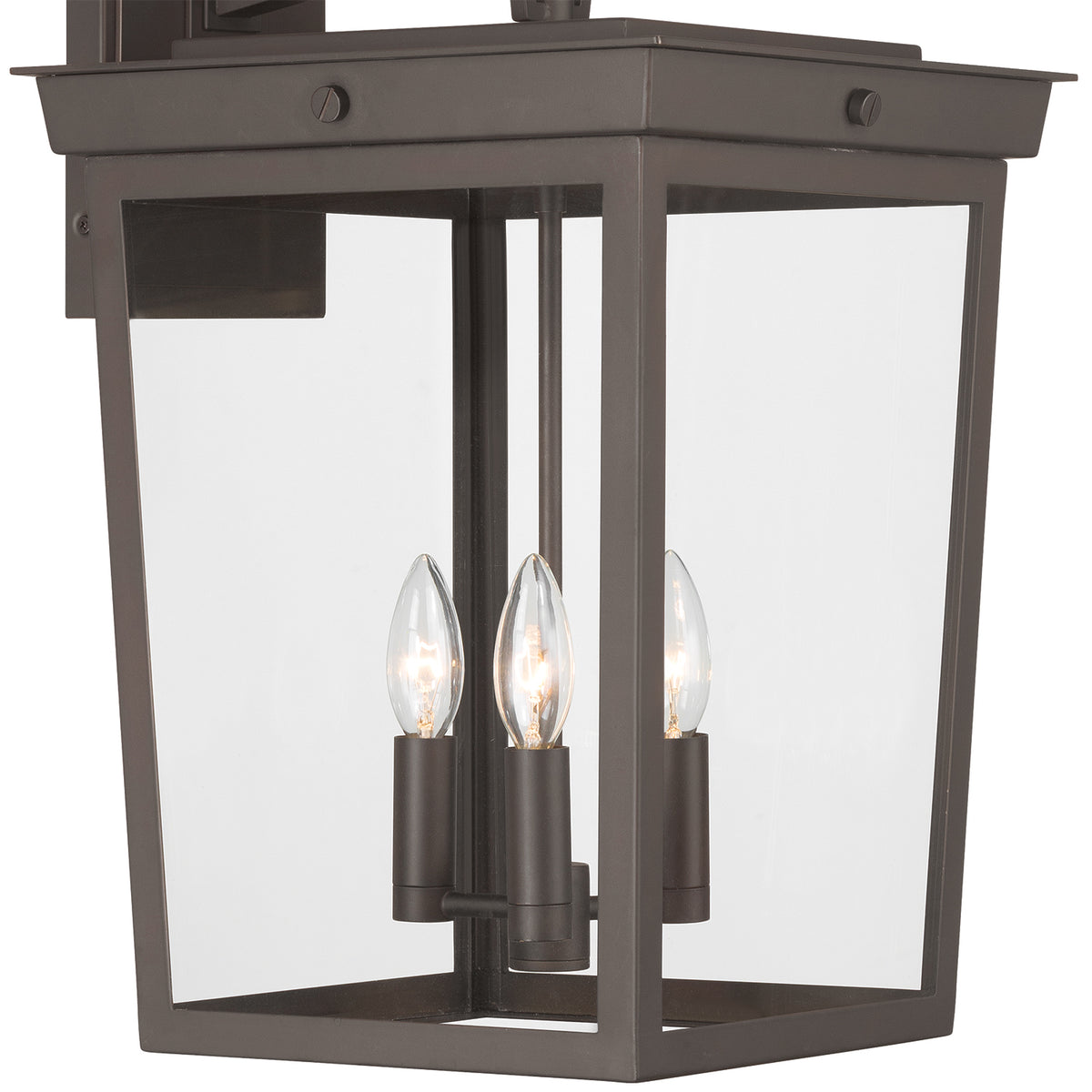 Crystorama Belmont 12" 3-Light Outdoor Wall Sconce - detail