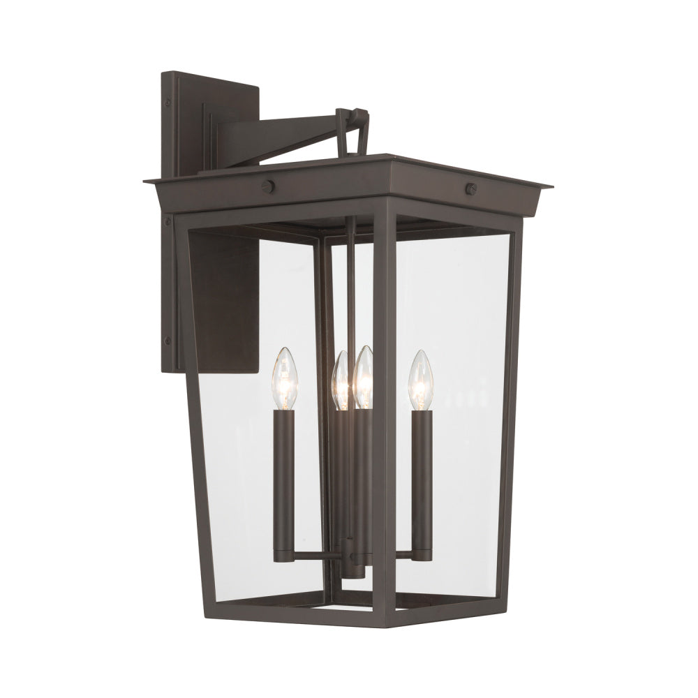 Crystorama Belmont 14" 4-Light Outdoor Wall Sconce