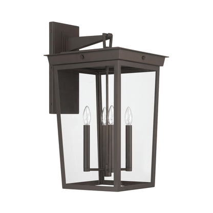 Crystorama Belmont 14" 4-Light Outdoor Wall Sconce - detail