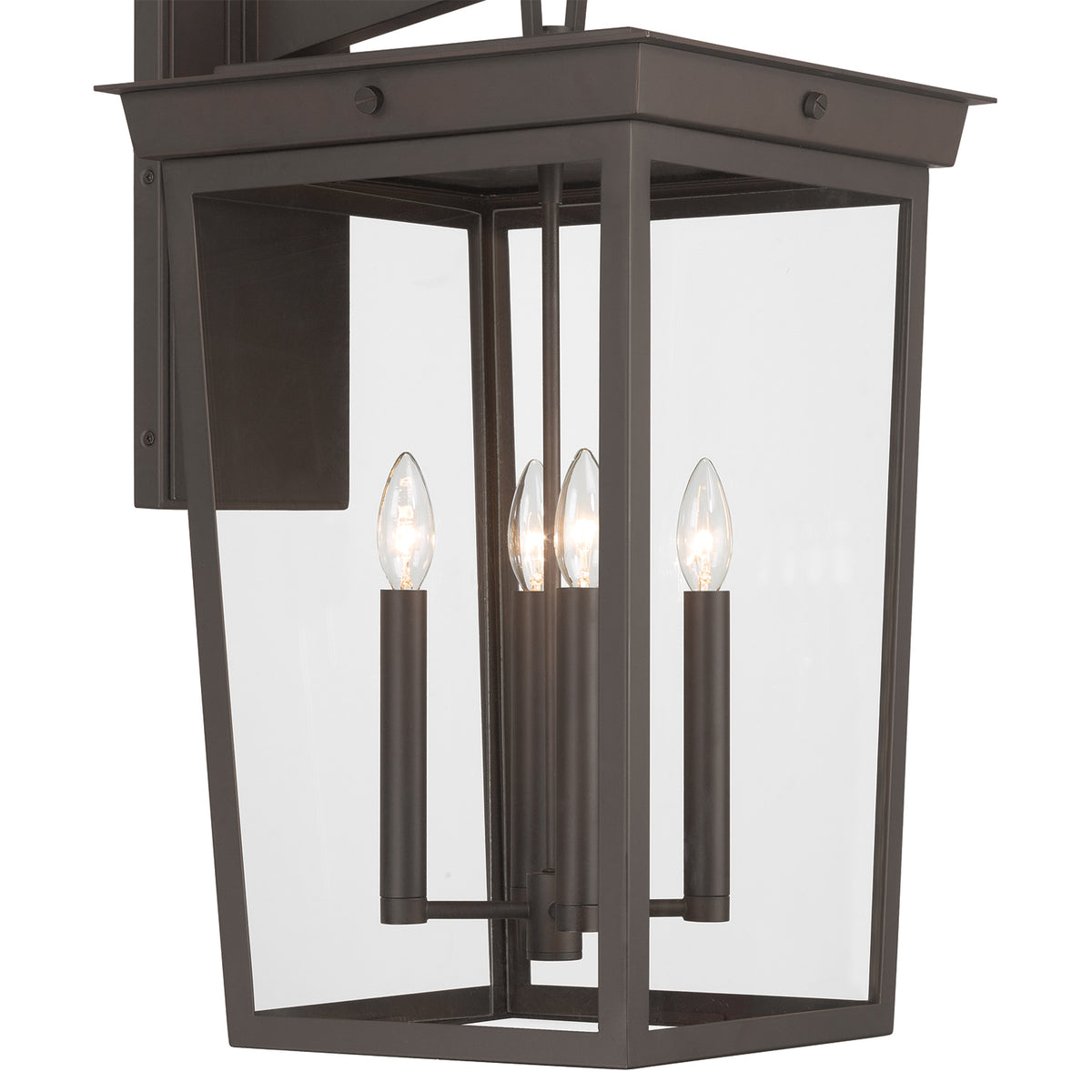 Crystorama Belmont 14" 4-Light Outdoor Wall Sconce - detail