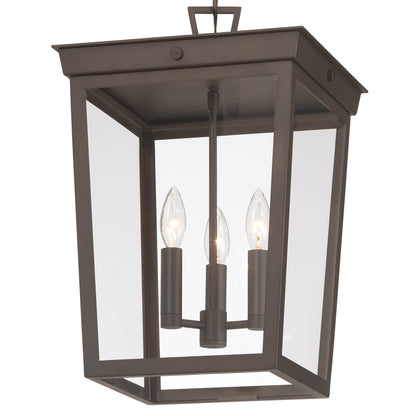 Crystorama Belmont 3-Light Outdoor Pendant - detail