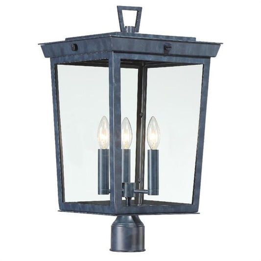Crystorama Belmont Post Light Graphite