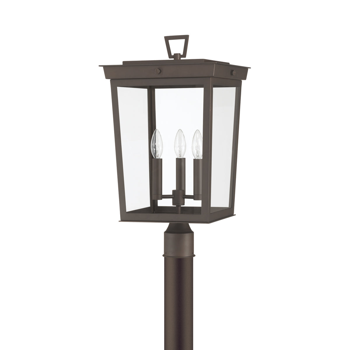 Crystorama Belmont 3-Light Outdoor Post Light - detail