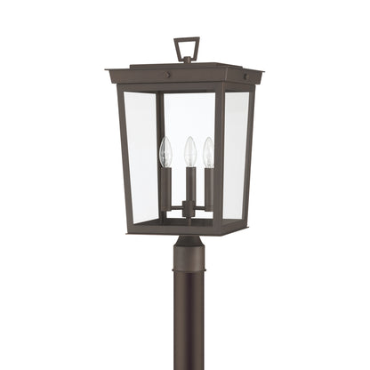 Crystorama Belmont 3-Light Outdoor Post Light - detail