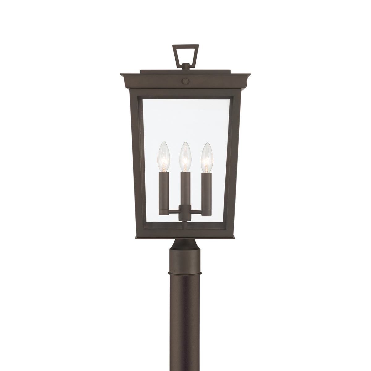 Crystorama Belmont 3-Light Outdoor Post Light - detail