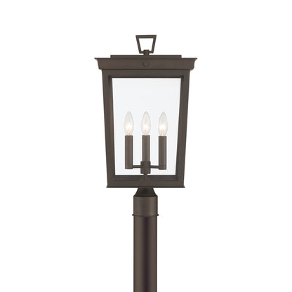 Crystorama Belmont 3-Light Outdoor Post Light - detail