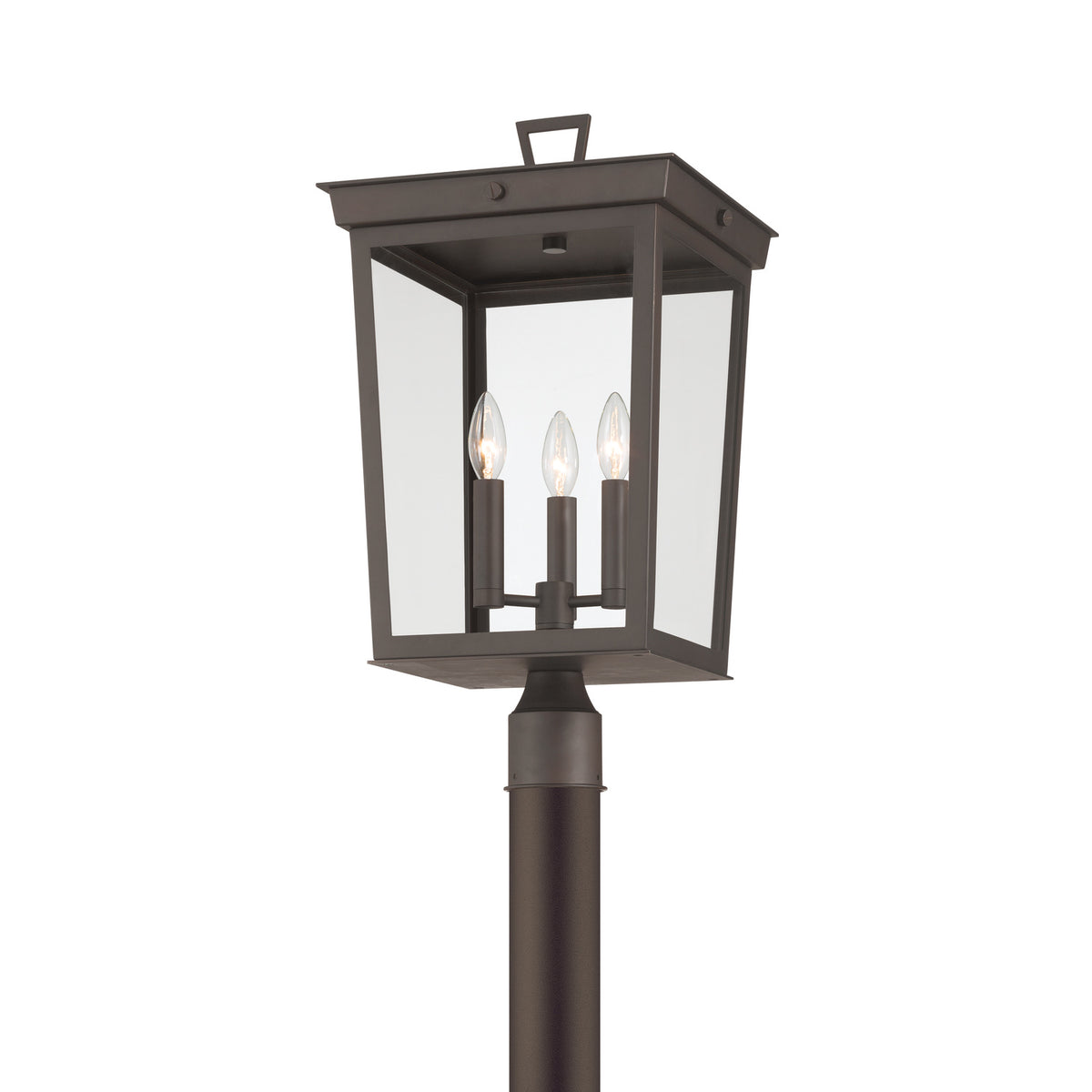 Crystorama Belmont 3-Light Outdoor Post Light - detail
