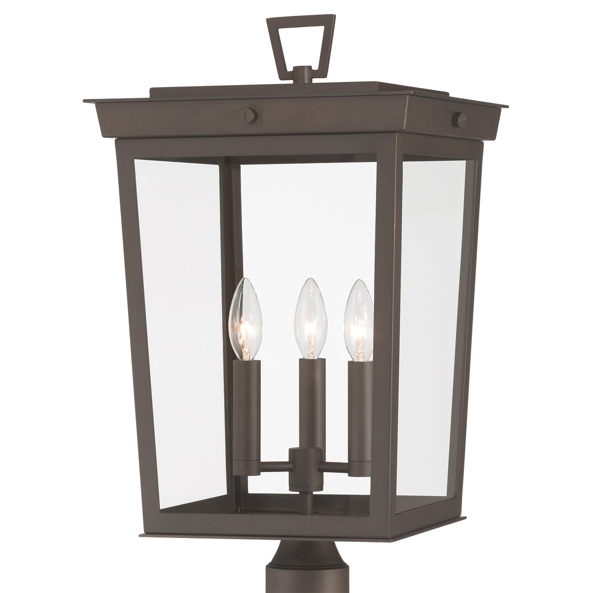 Crystorama Belmont 3-Light Outdoor Post Light - detail