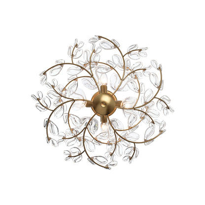Crystorama Bridget 21.25" 4-Light Semi-Flush Mount Clear - detail