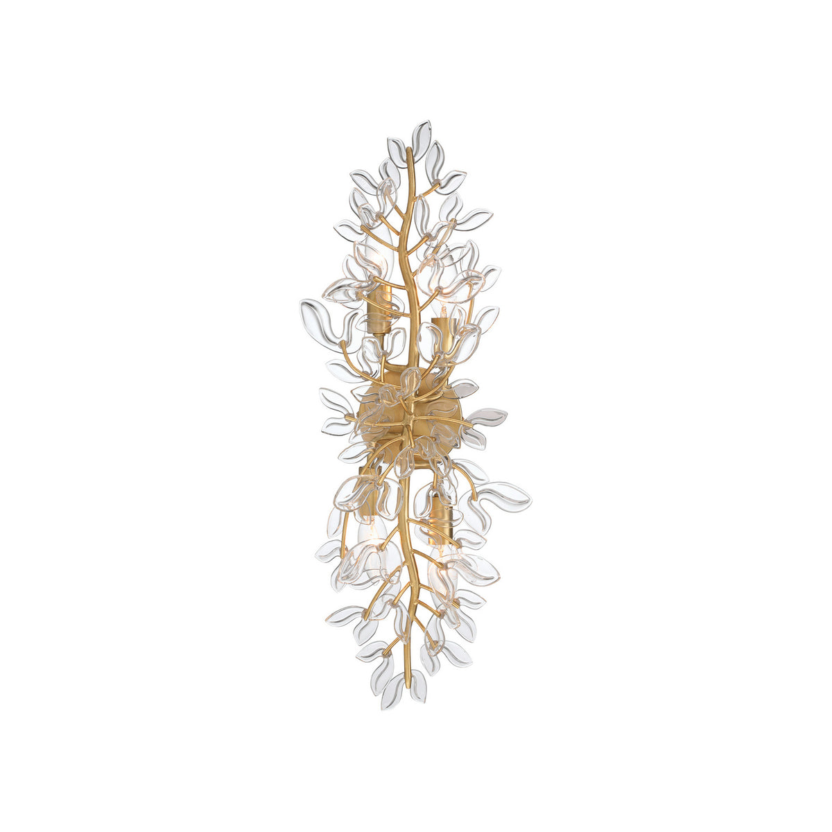 Crystorama Bridget 8.25" 4-Light Wall Sconce Clear - detail